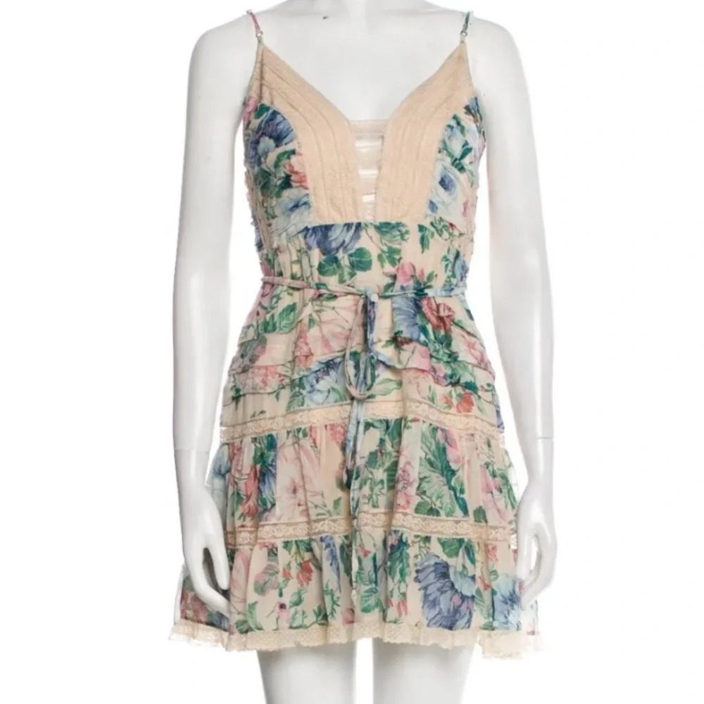 Zimmermann Verity Scallop Short Dress Size 2